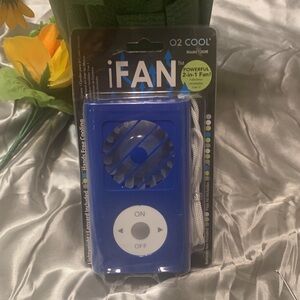 🌹 VINTAGE • iFAN • Powerful 2 in 1 FAN • Blue • Old School